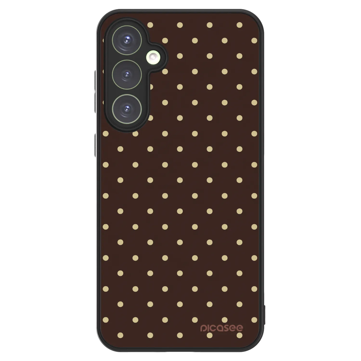 Picasee ULTIMATE CASE PowerShare Samsung Galaxy S23 FE S711B - készülékre - Vanilla Dots & Chocolate