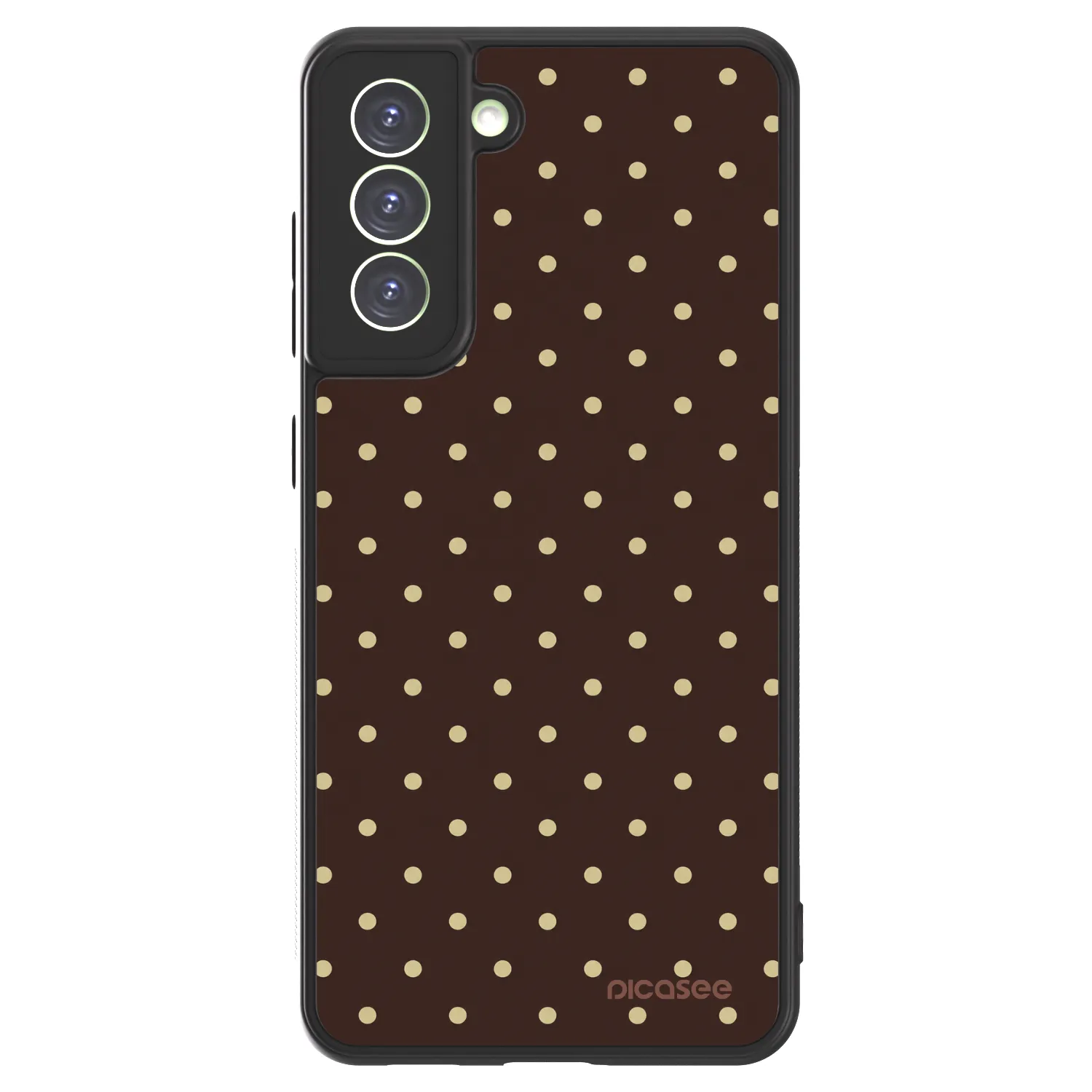 Picasee ULTIMATE CASE PowerShare Samsung Galaxy S21 FE 5G - készülékre - Vanilla Dots & Chocolate