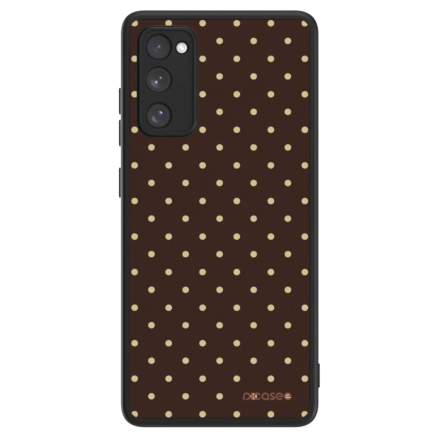 Picasee ULTIMATE CASE PowerShare Samsung Galaxy S20 FE - készülékre - Vanilla Dots & Chocolate