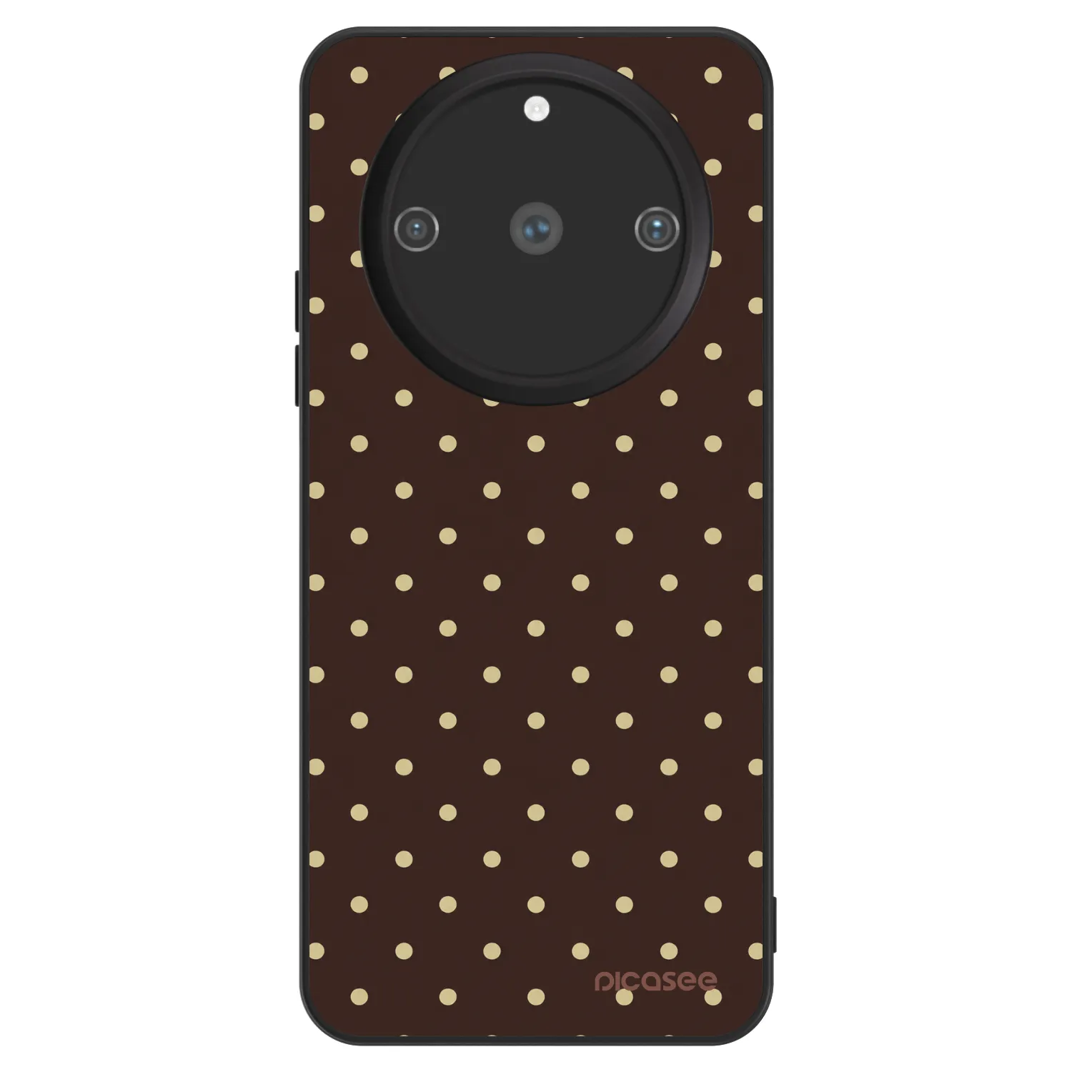 Picasee ULTIMATE CASE Realme 11 Pro+ - készülékre - Vanilla Dots & Chocolate
