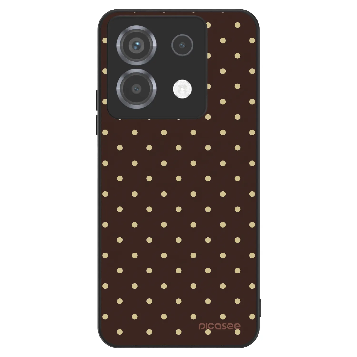 Picasee ULTIMATE CASE Xiaomi Poco X6 - készülékre - Vanilla Dots & Chocolate
