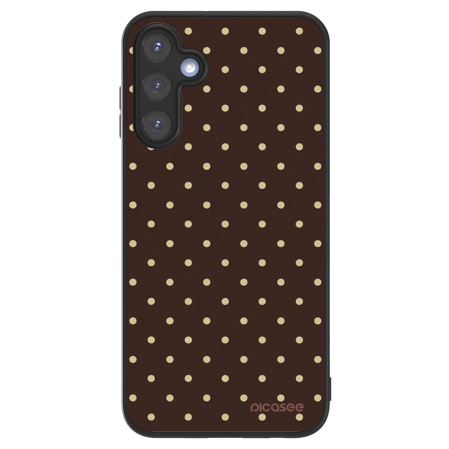 Picasee ULTIMATE CASE Samsung Galaxy A15 A156B 5G - készülékre - Vanilla Dots & Chocolate