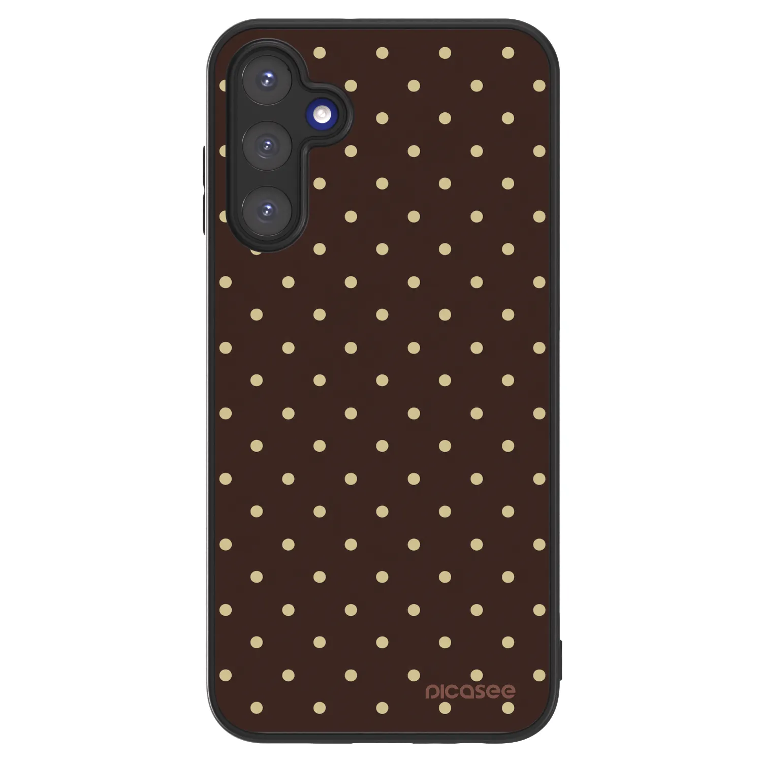 Picasee ULTIMATE CASE Samsung Galaxy A15 A155F 4G - készülékre - Vanilla Dots & Chocolate