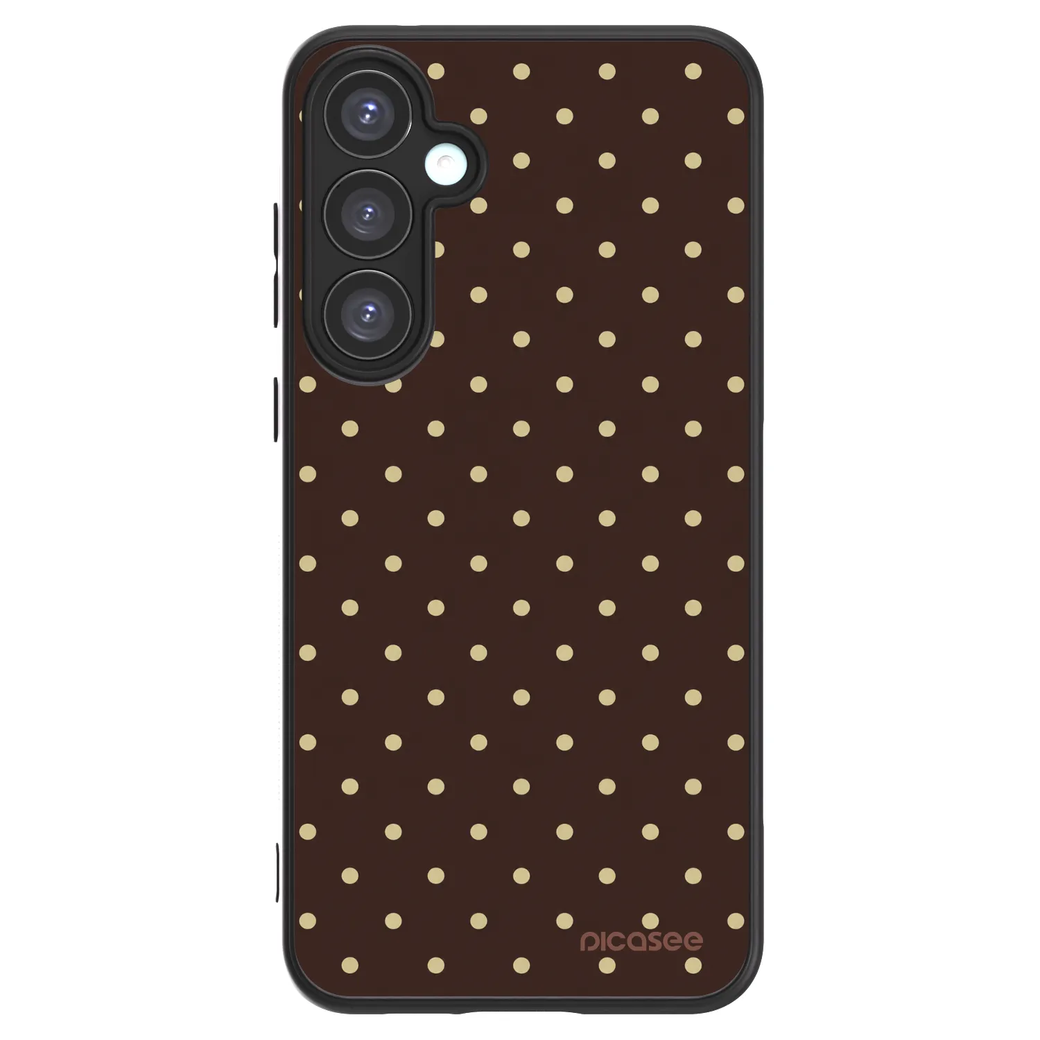 Picasee ULTIMATE CASE Samsung Galaxy A55 5G A556B - készülékre - Vanilla Dots & Chocolate