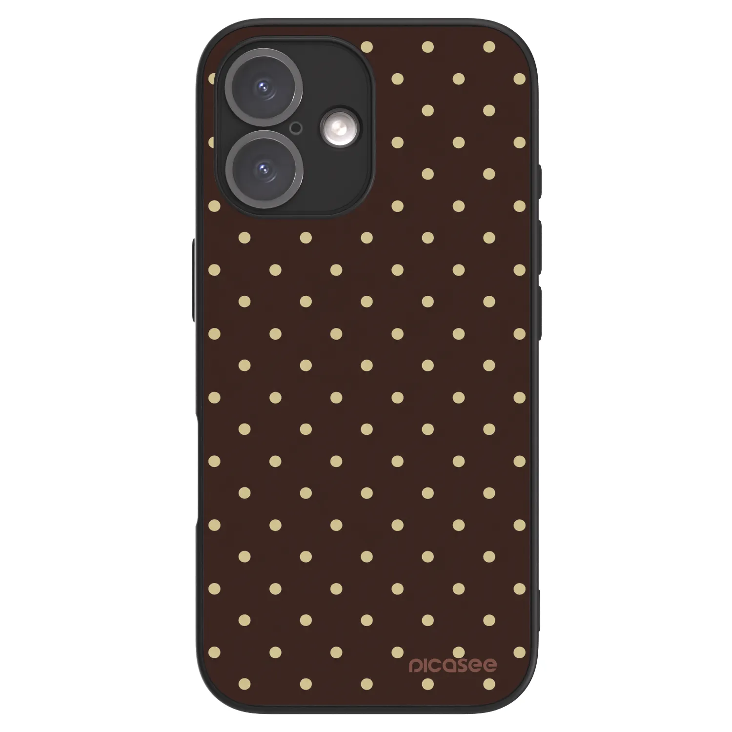 Picasee ULTIMATE CASE Apple iPhone 16 - készülékre - Vanilla Dots & Chocolate