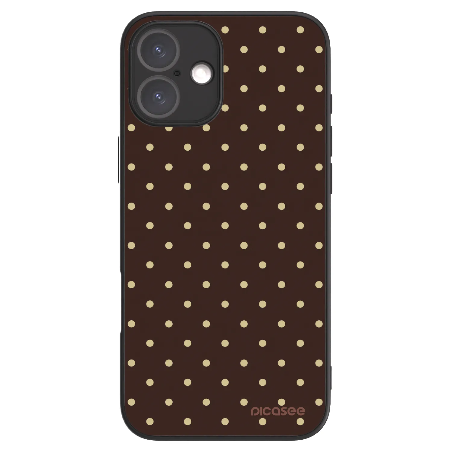 Picasee ULTIMATE CASE Apple iPhone 16 Plus - készülékre - Vanilla Dots & Chocolate