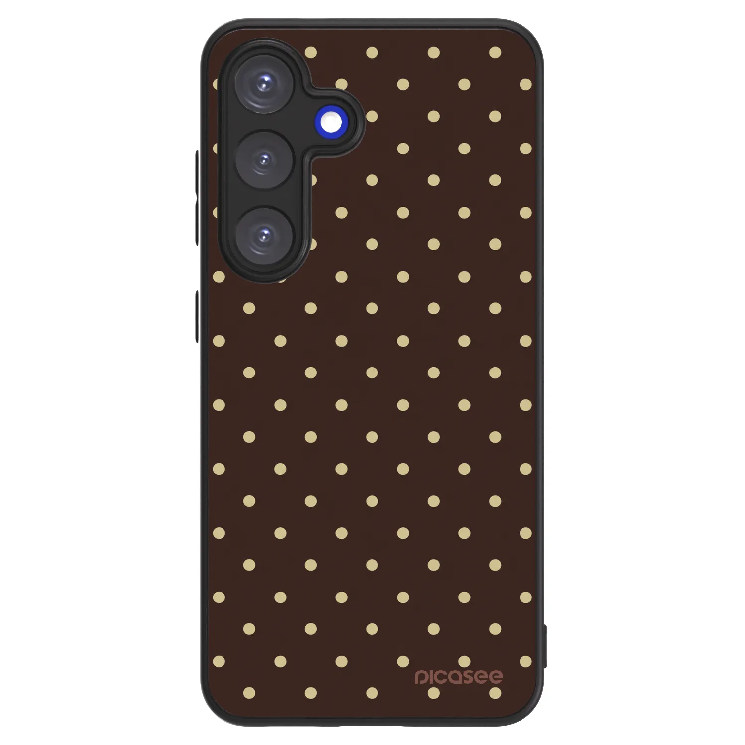 Picasee ULTIMATE CASE Samsung Galaxy S25 5G - készülékre - Vanilla Dots & Chocolate