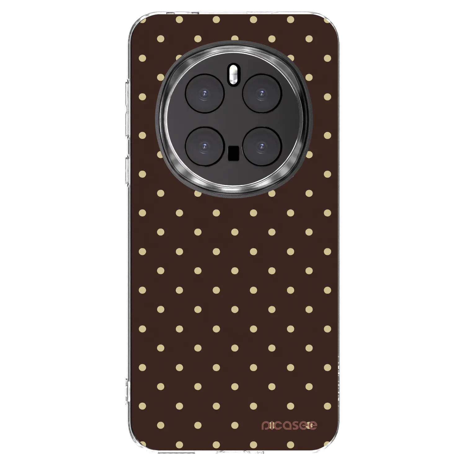 Picasee átlátszó szilikon tok az alábbi mobiltelefonokra Honor Magic7 Pro 5G - Vanilla Dots & Chocolate