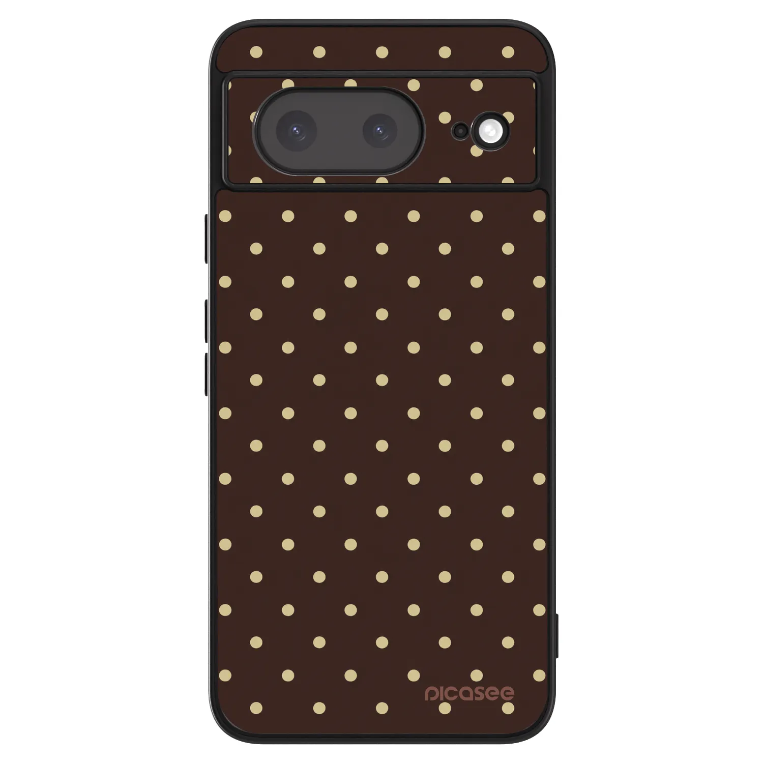 Picasee ULTIMATE CASE Google Pixel 8a - készülékre - Vanilla Dots & Chocolate