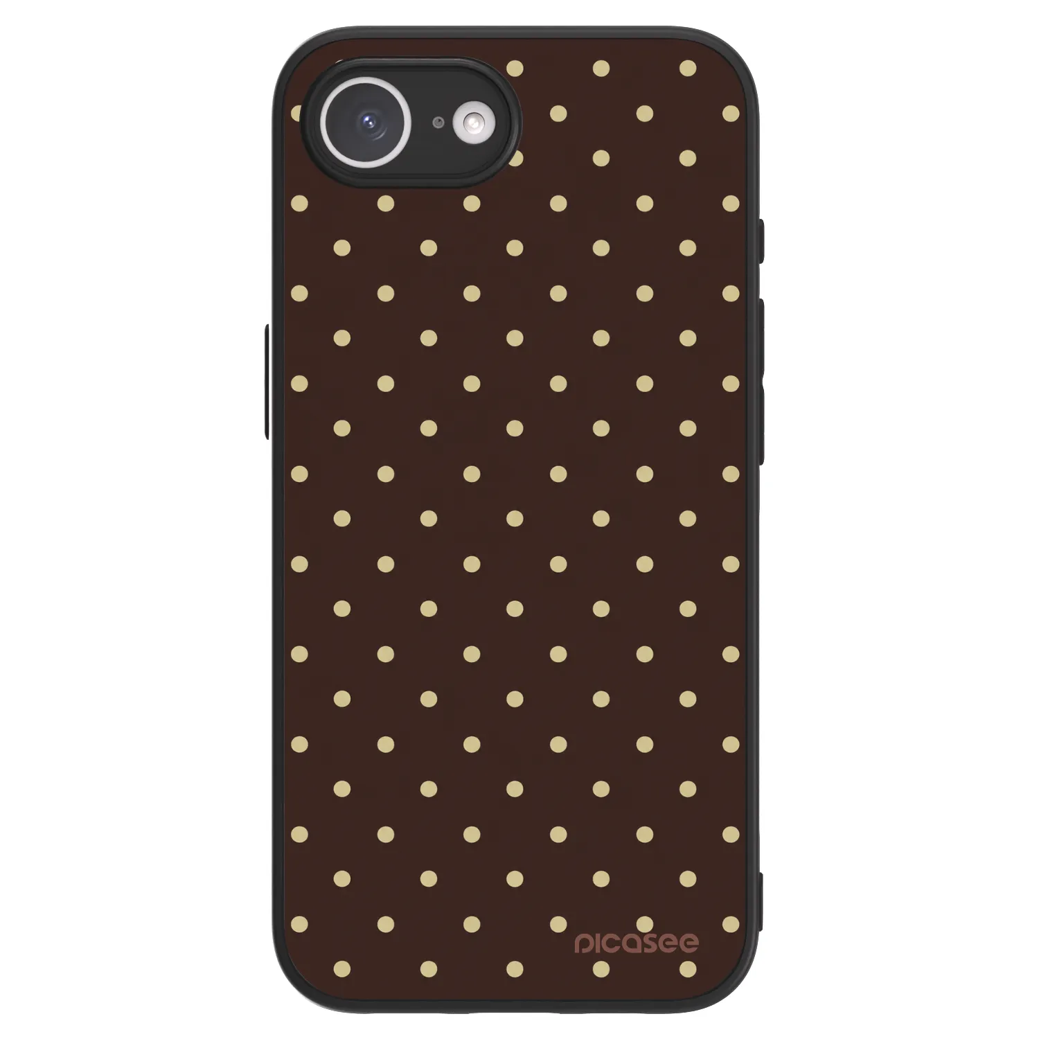 Picasee ULTIMATE CASE MagSafe Apple iPhone 16e - készülékre - Vanilla Dots & Chocolate