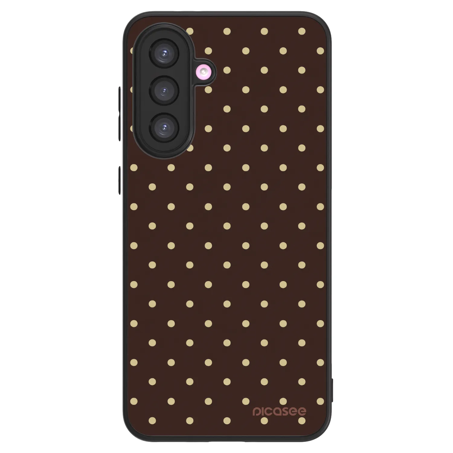 Picasee ULTIMATE CASE Samsung Galaxy A36 5G - készülékre - Vanilla Dots & Chocolate