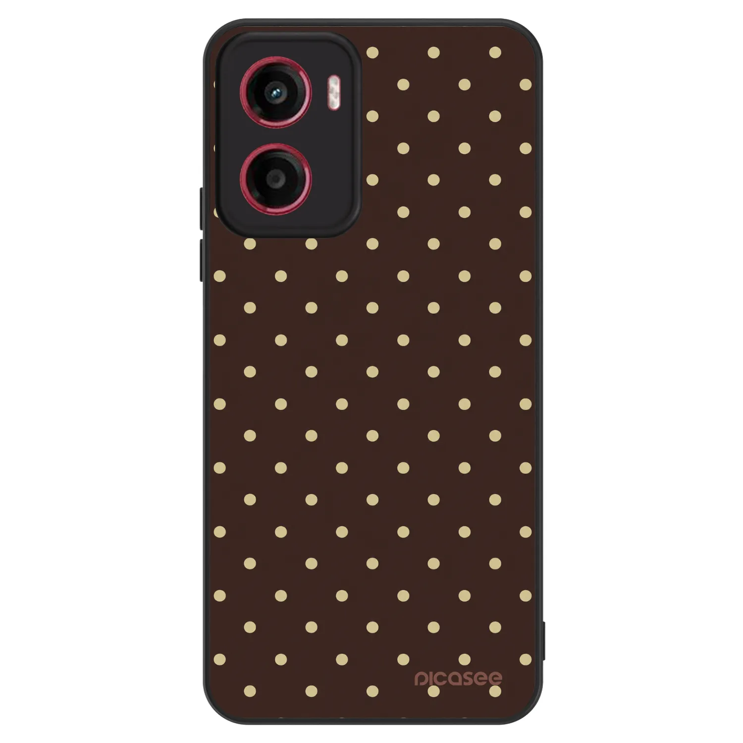 Picasee ULTIMATE CASE Motorola Moto G05 - készülékre - Vanilla Dots & Chocolate