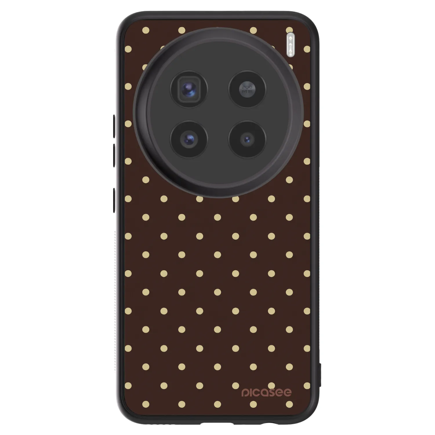 Picasee ULTIMATE CASE Vivo X200 Pro - készülékre - Vanilla Dots & Chocolate