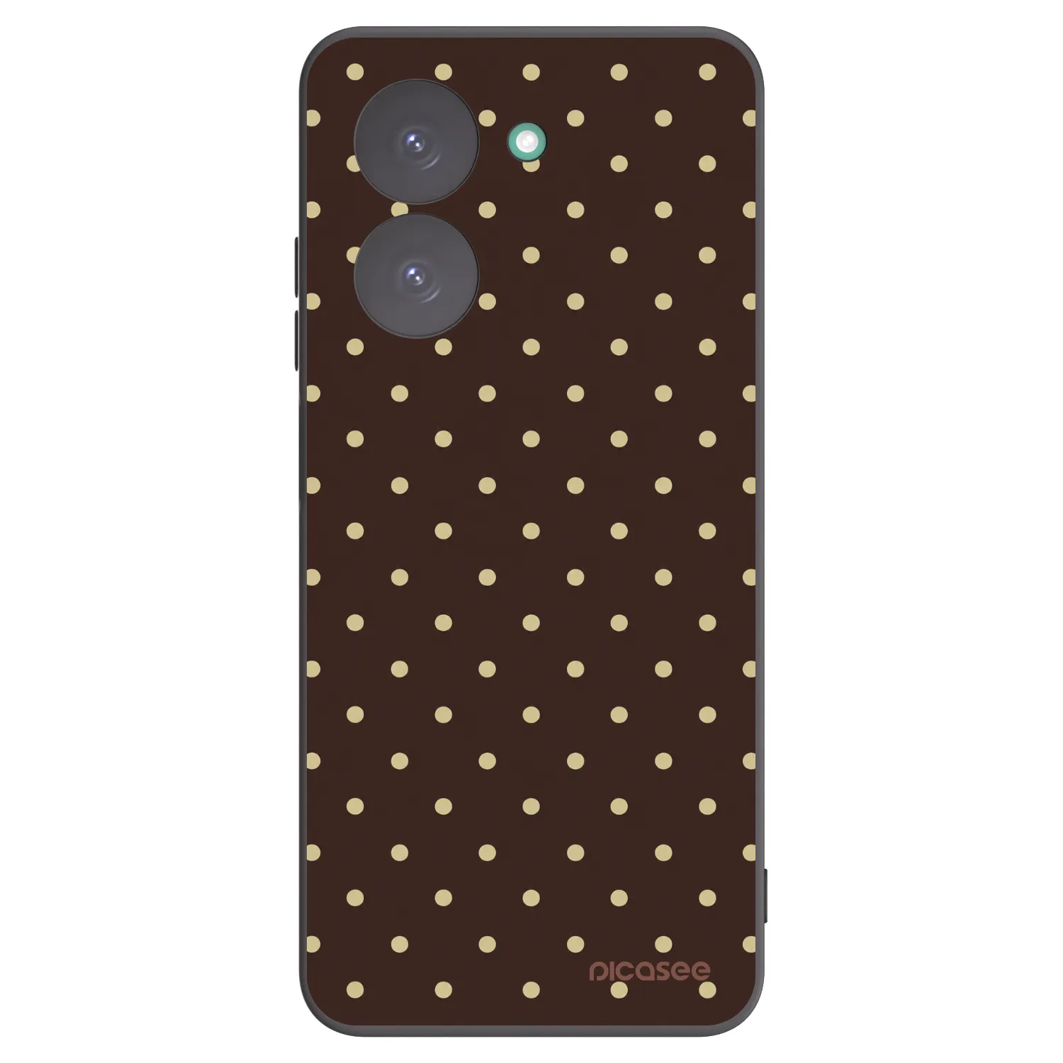 Picasee fekete szilikon tok az alábbi mobiltelefonokra Xiaomi Redmi A5 - Vanilla Dots & Chocolate