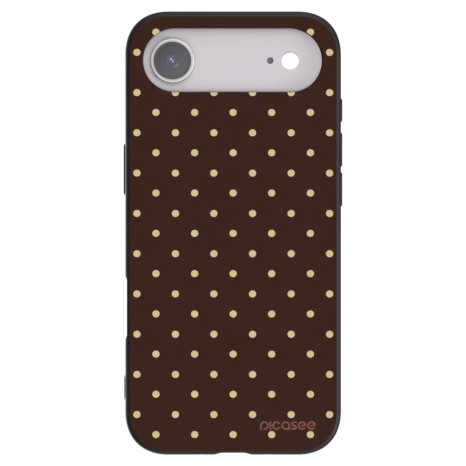 Picasee fekete szilikon tok az alábbi mobiltelefonokra Apple iPhone Air - Vanilla Dots & Chocolate