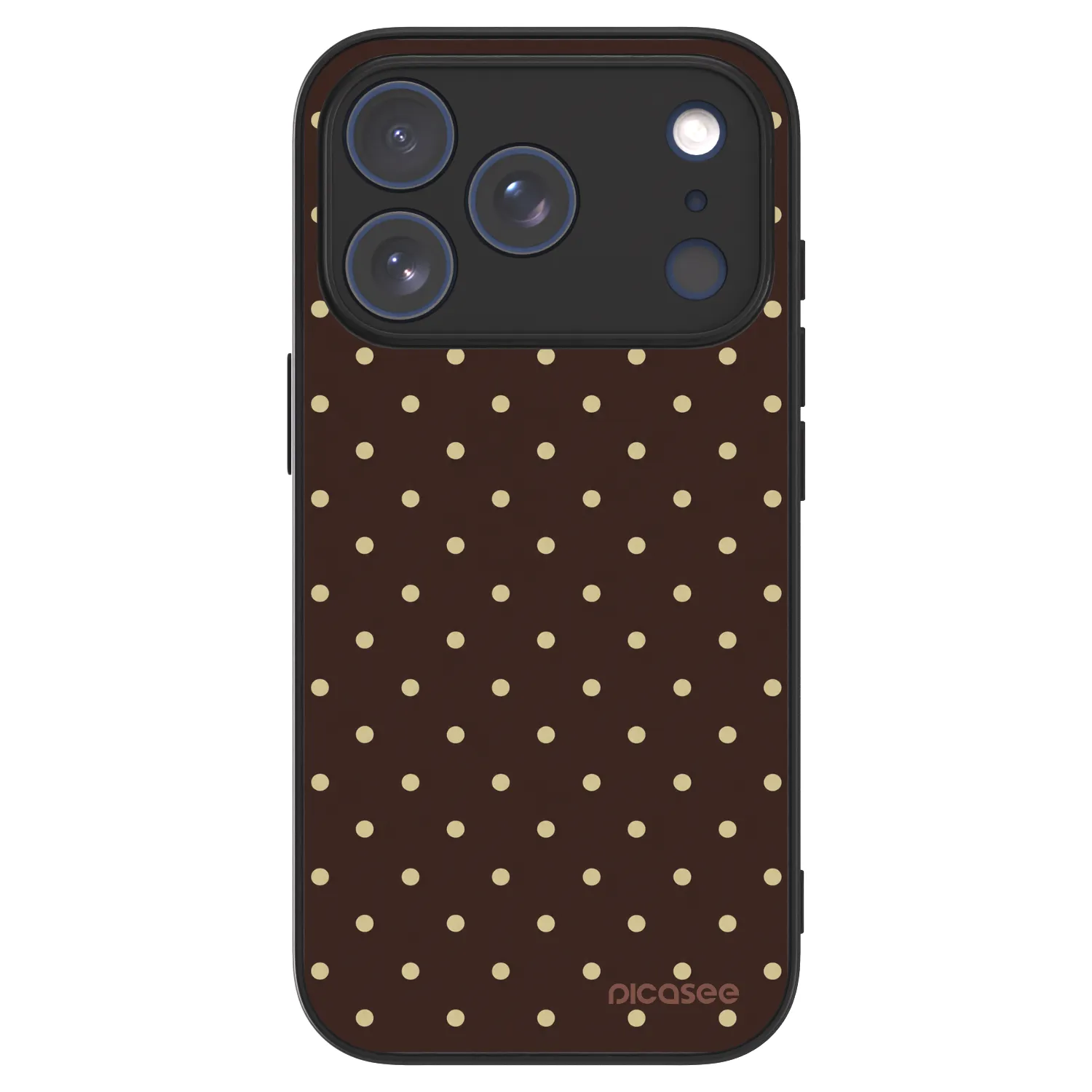 Picasee ULTIMATE CASE Apple iPhone 17 Pro - készülékre - Vanilla Dots & Chocolate