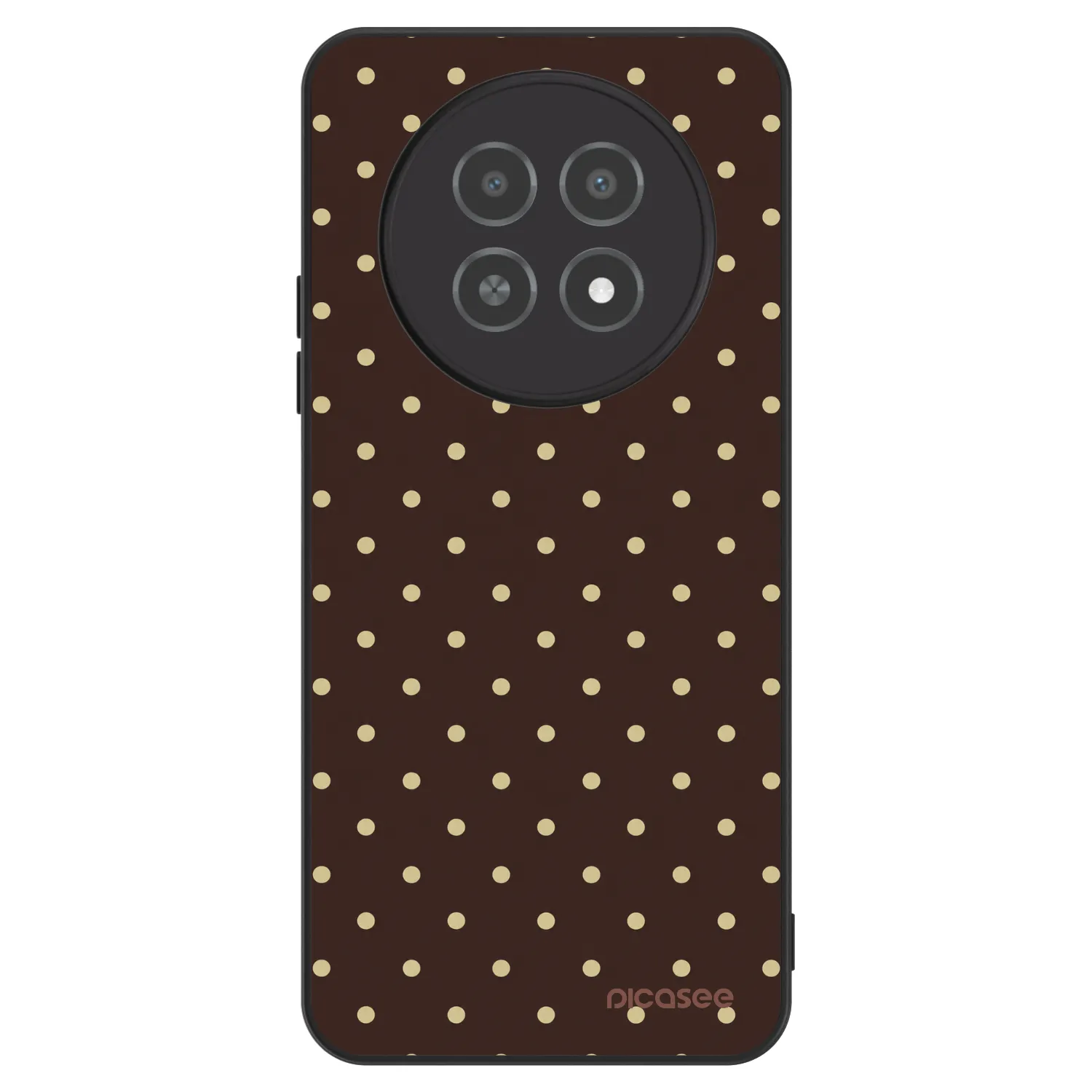 Picasee ULTIMATE CASE Realme 12X - készülékre - Vanilla Dots & Chocolate