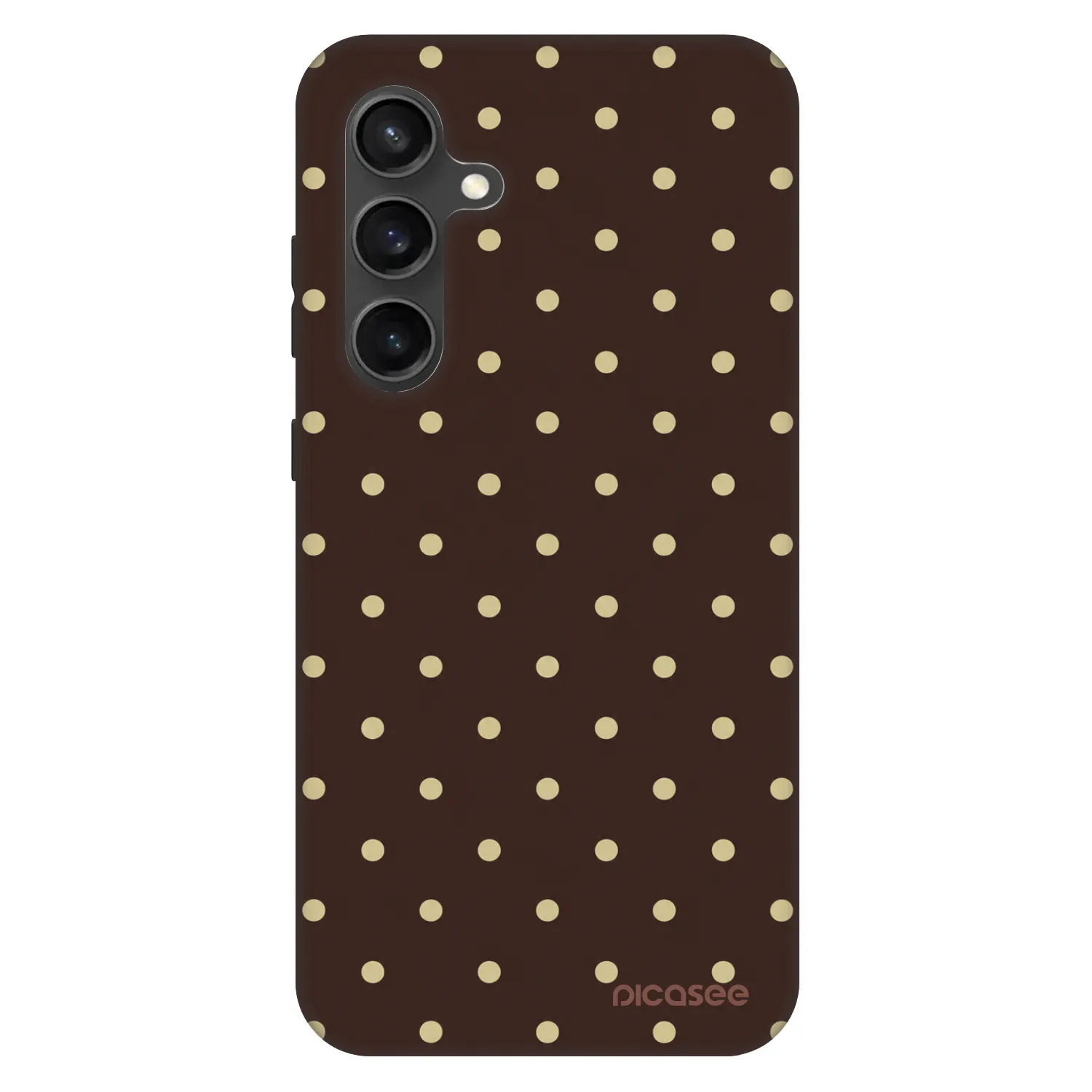 Picasee Fashion Case Samsung Galaxy S24 FE S721B - Vanilla Dots & Chocolate