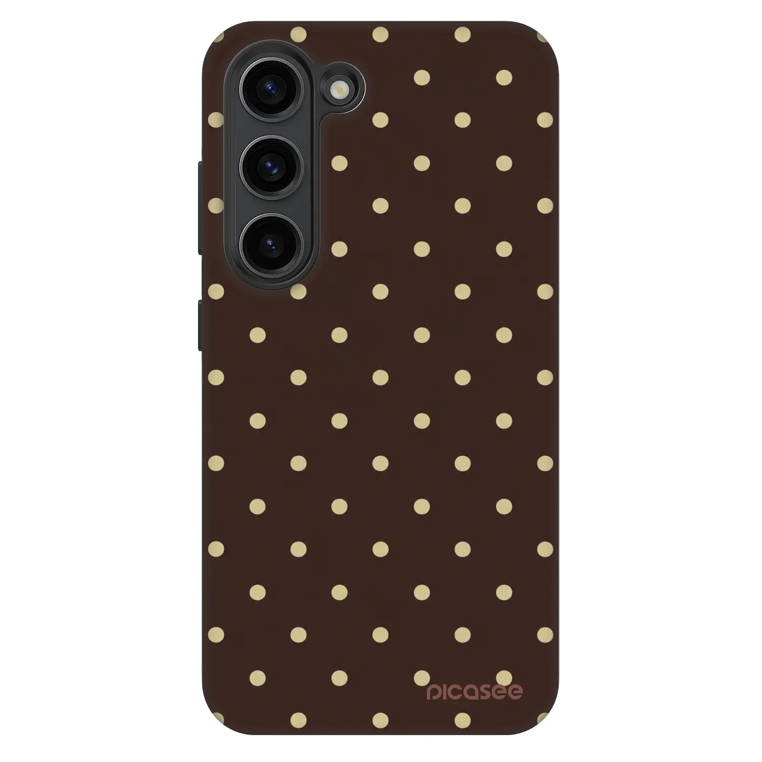 Picasee Fashion Case Samsung Galaxy S23+ 5G - Vanilla Dots & Chocolate
