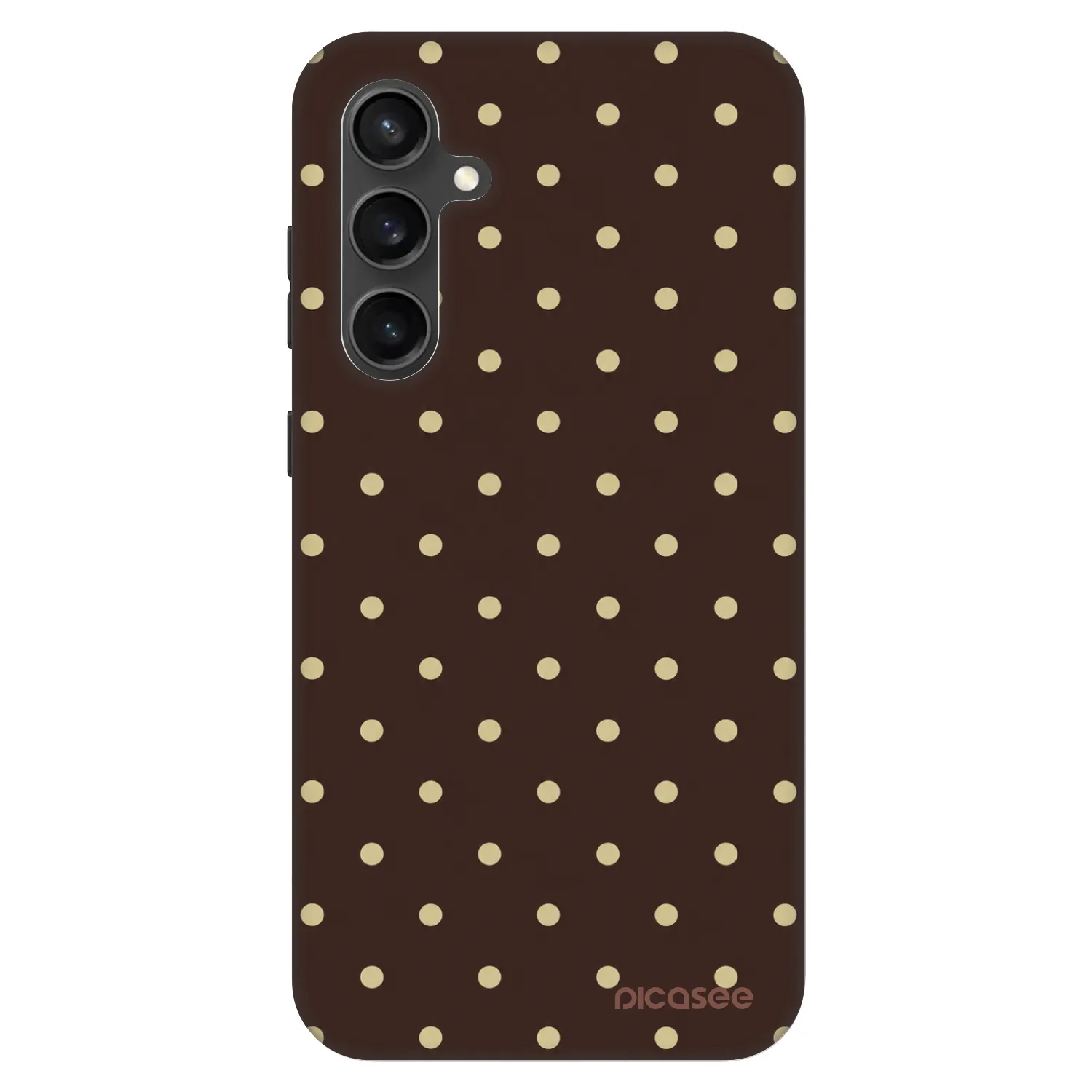 Picasee Fashion Case Samsung Galaxy S23 FE S711B - Vanilla Dots & Chocolate