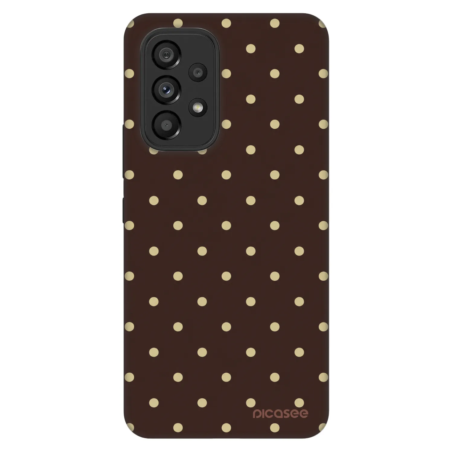 Picasee Fashion Case Samsung Galaxy A53 5G A536 - Vanilla Dots & Chocolate