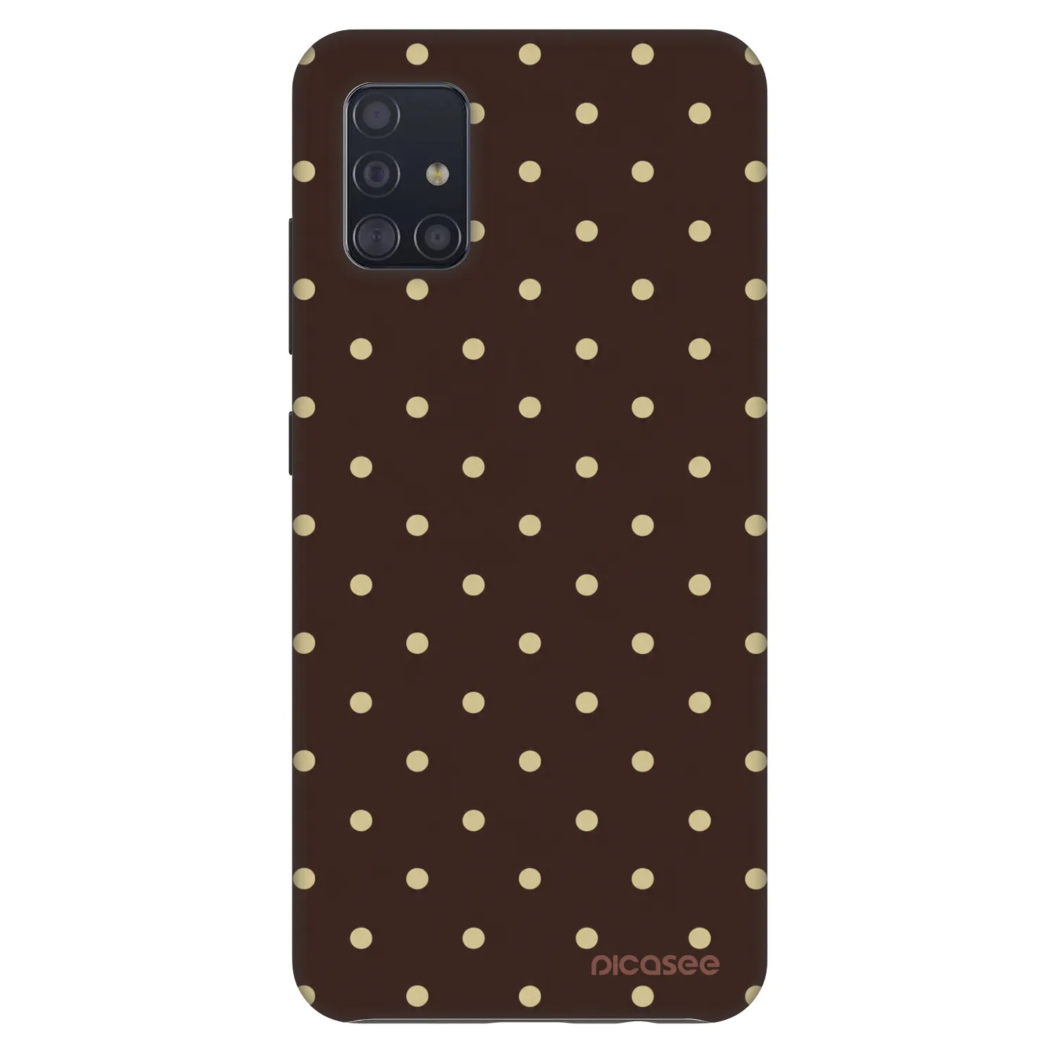 Picasee Fashion Case Samsung Galaxy A51 A515F - Vanilla Dots & Chocolate