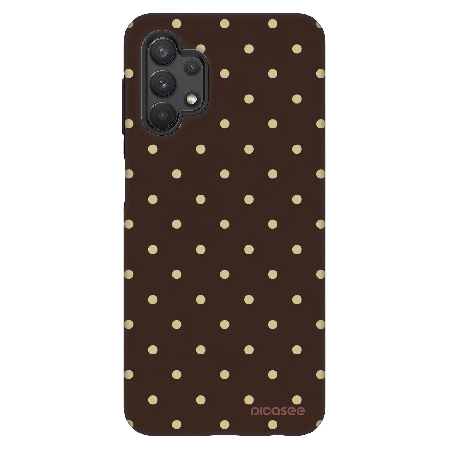 Picasee Fashion Case Samsung Galaxy A32 5G A326B - Vanilla Dots & Chocolate
