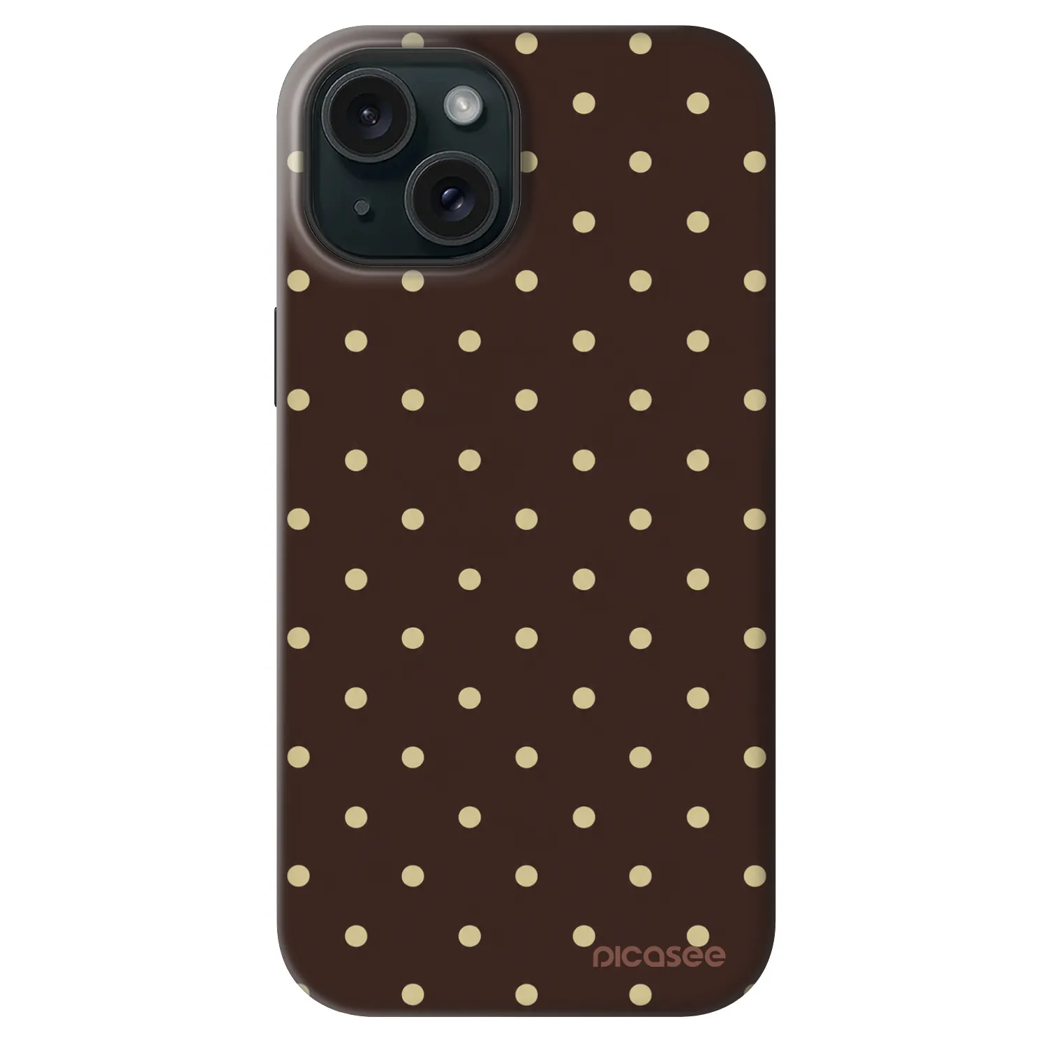 Picasee Fashion Case MagSafe Apple iPhone 14 - Vanilla Dots & Chocolate