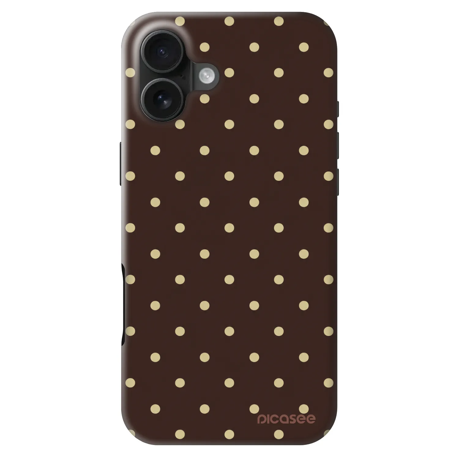 Picasee Fashion Case MagSafe Apple iPhone 16 Plus - Vanilla Dots & Chocolate