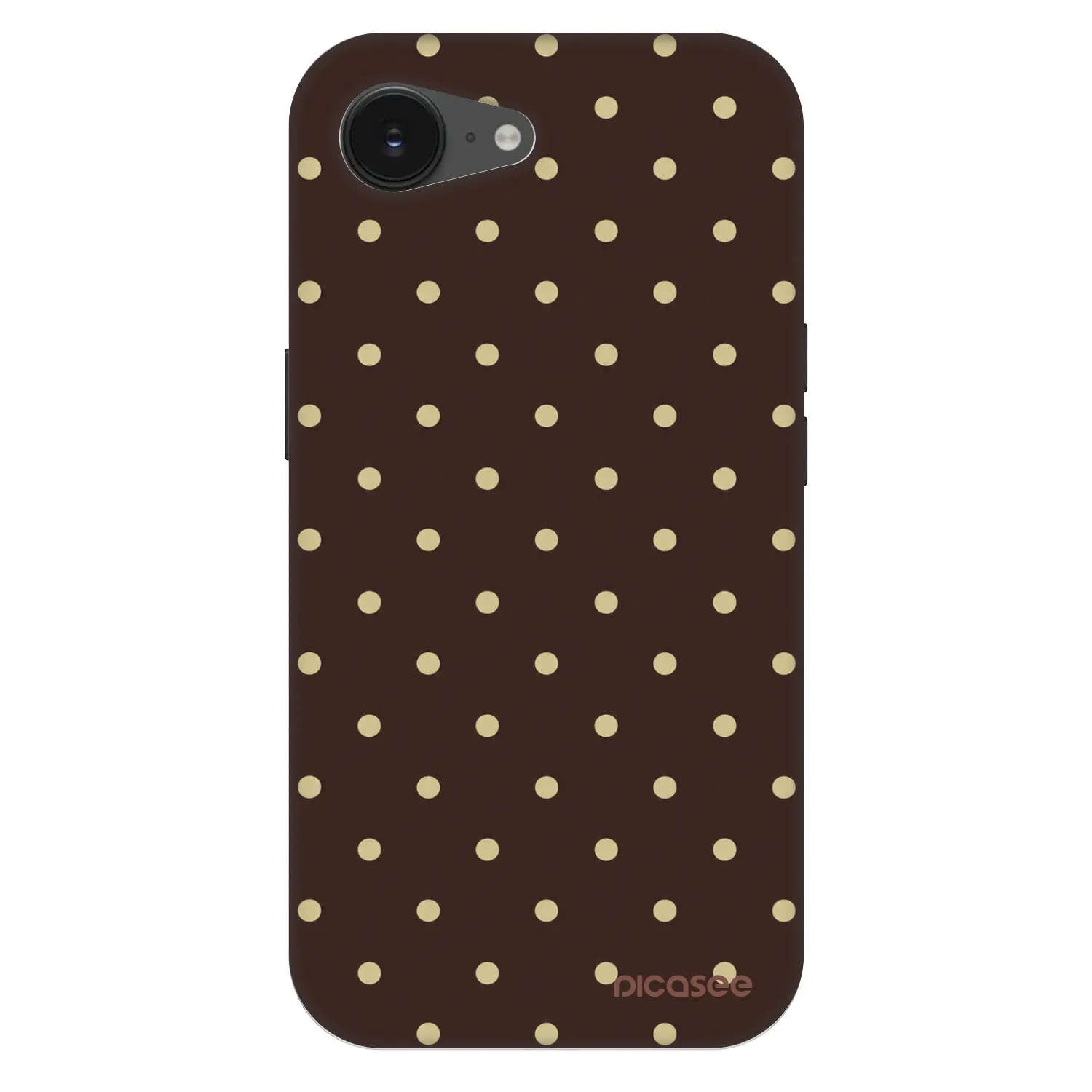 Picasee Fashion Case MagSafe Apple iPhone 16e - Vanilla Dots & Chocolate