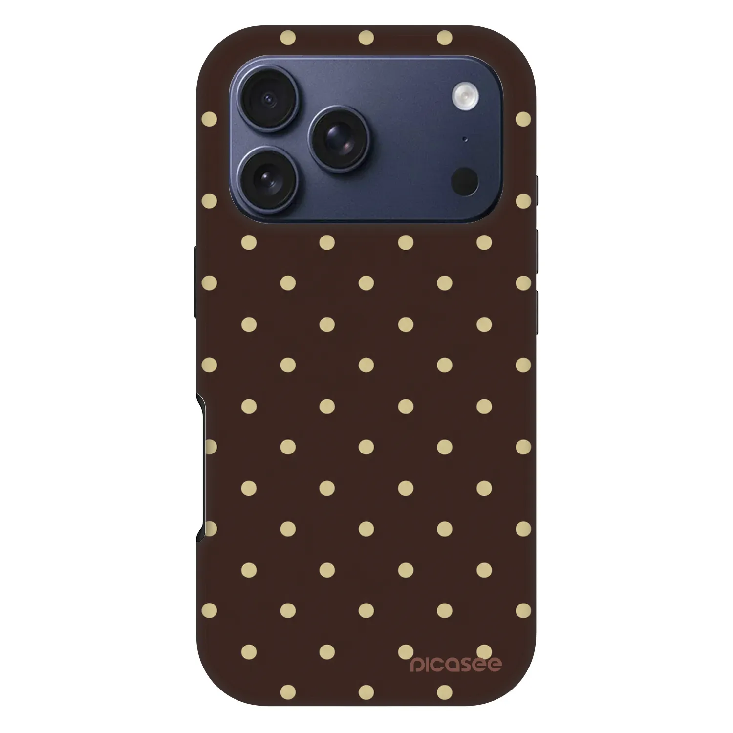 Picasee Fashion Case MagSafe Apple iPhone 17 Pro - Vanilla Dots & Chocolate