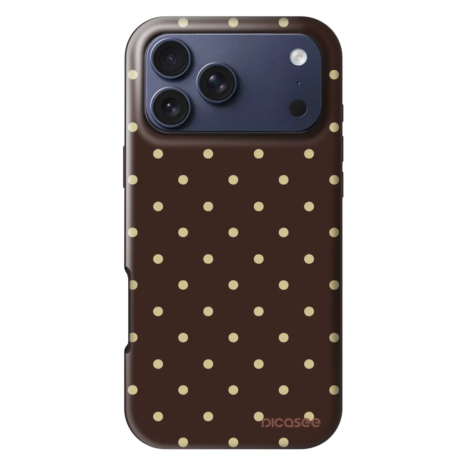 Picasee Fashion Case MagSafe Apple iPhone 17 Pro Max - Vanilla Dots & Chocolate