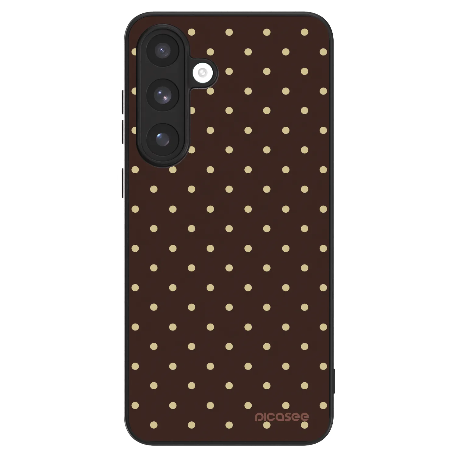 Picasee ULTIMATE CASE PowerShare Samsung Galaxy S25 FE 5G - készülékre - Vanilla Dots & Chocolate