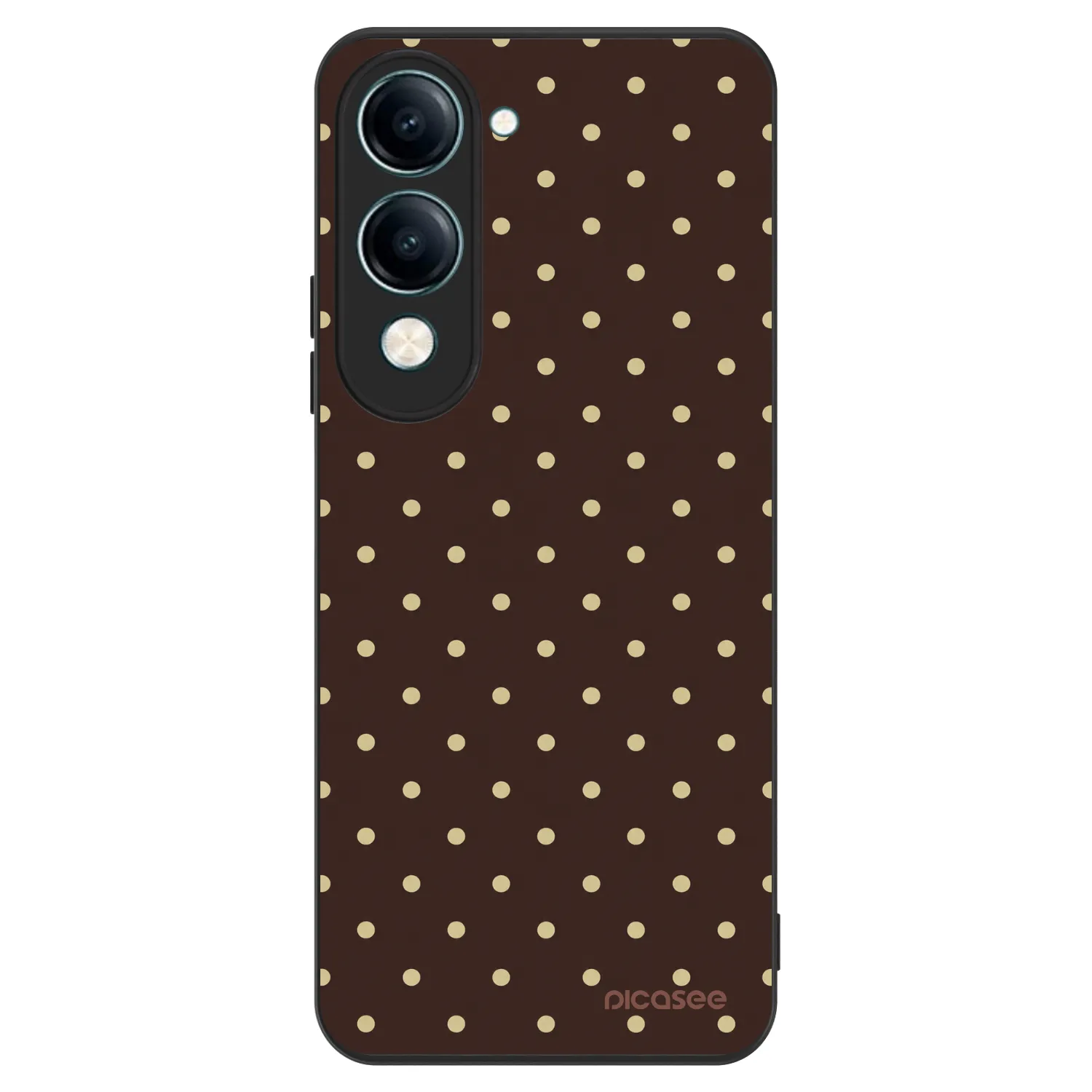 Picasee ULTIMATE CASE Vivo Y29s 5G - készülékre - Vanilla Dots & Chocolate