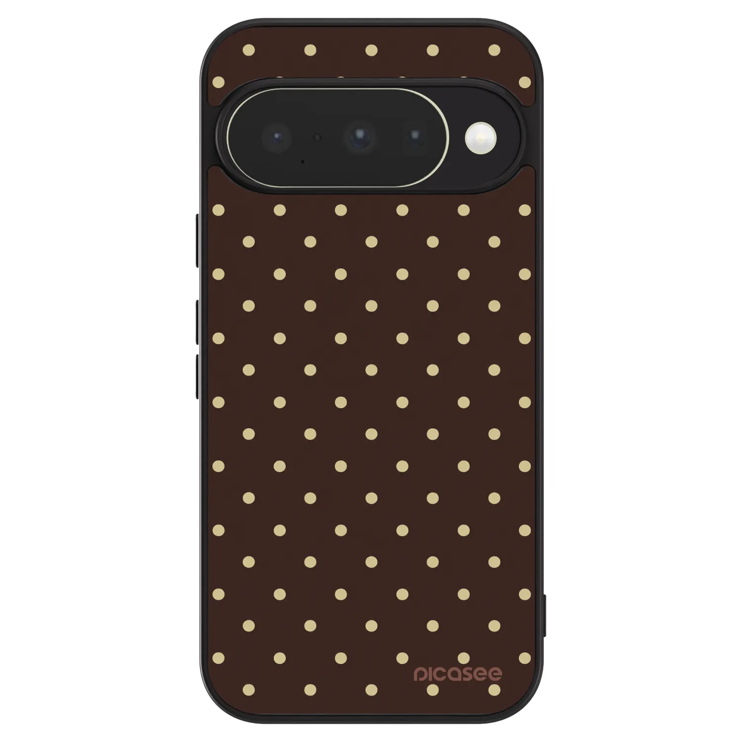 Picasee ULTIMATE CASE Google Pixel 10 - készülékre - Vanilla Dots & Chocolate