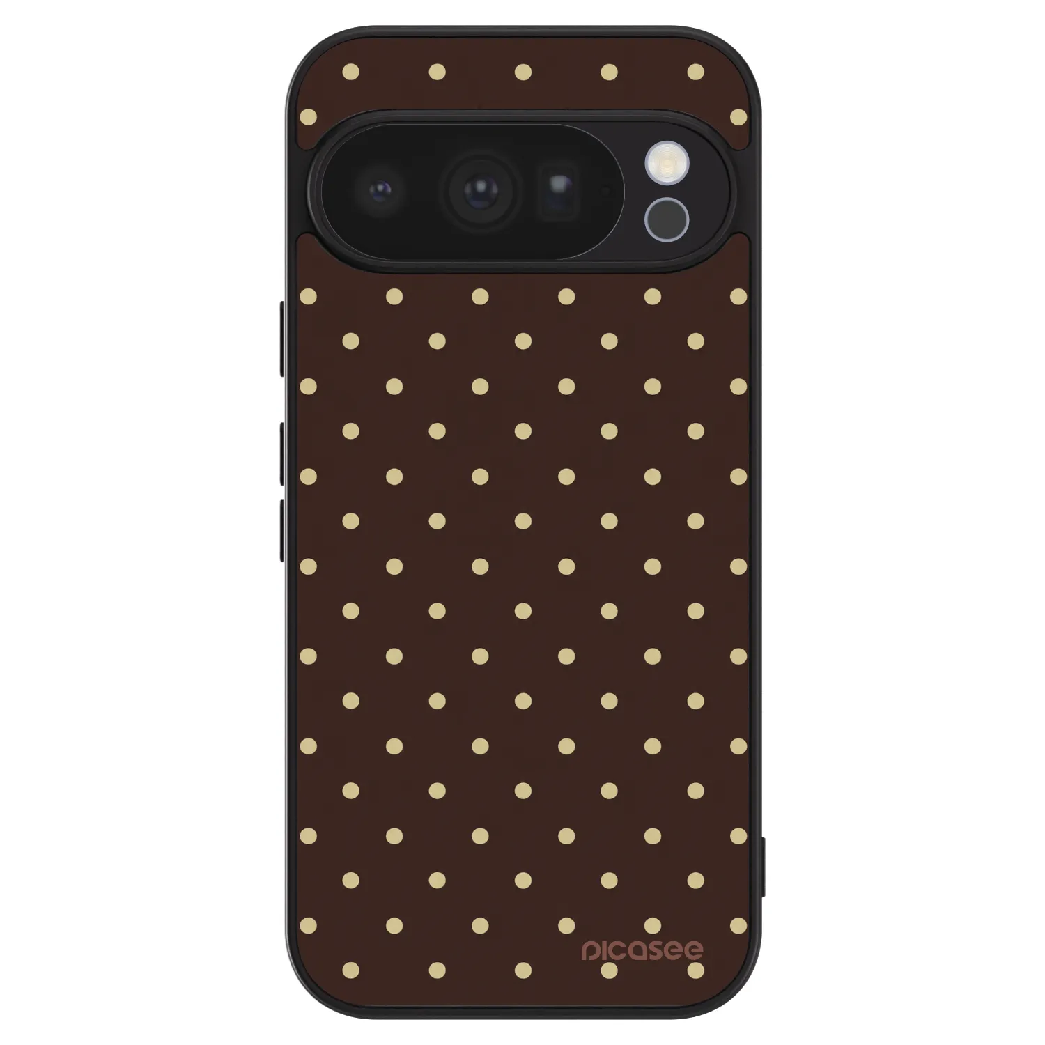 Picasee ULTIMATE CASE Google Pixel 10 Pro - készülékre - Vanilla Dots & Chocolate
