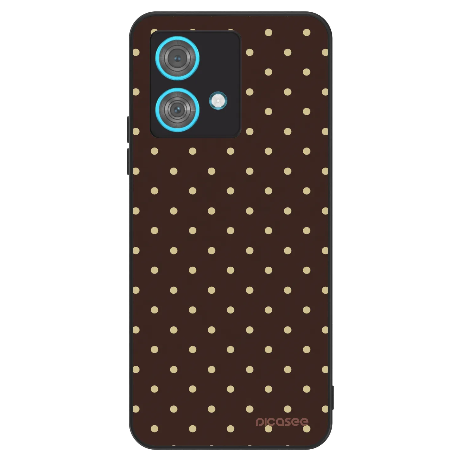 Picasee ULTIMATE CASE Motorola Edge 40 Neo - készülékre - Vanilla Dots & Chocolate
