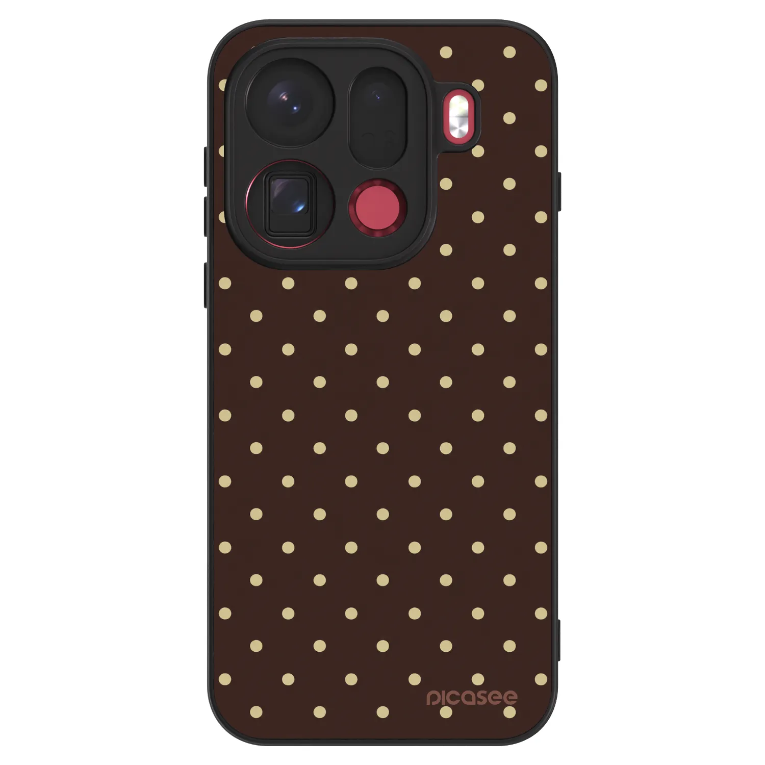 Picasee ULTIMATE CASE OPPO Find X9 Pro - készülékre - Vanilla Dots & Chocolate
