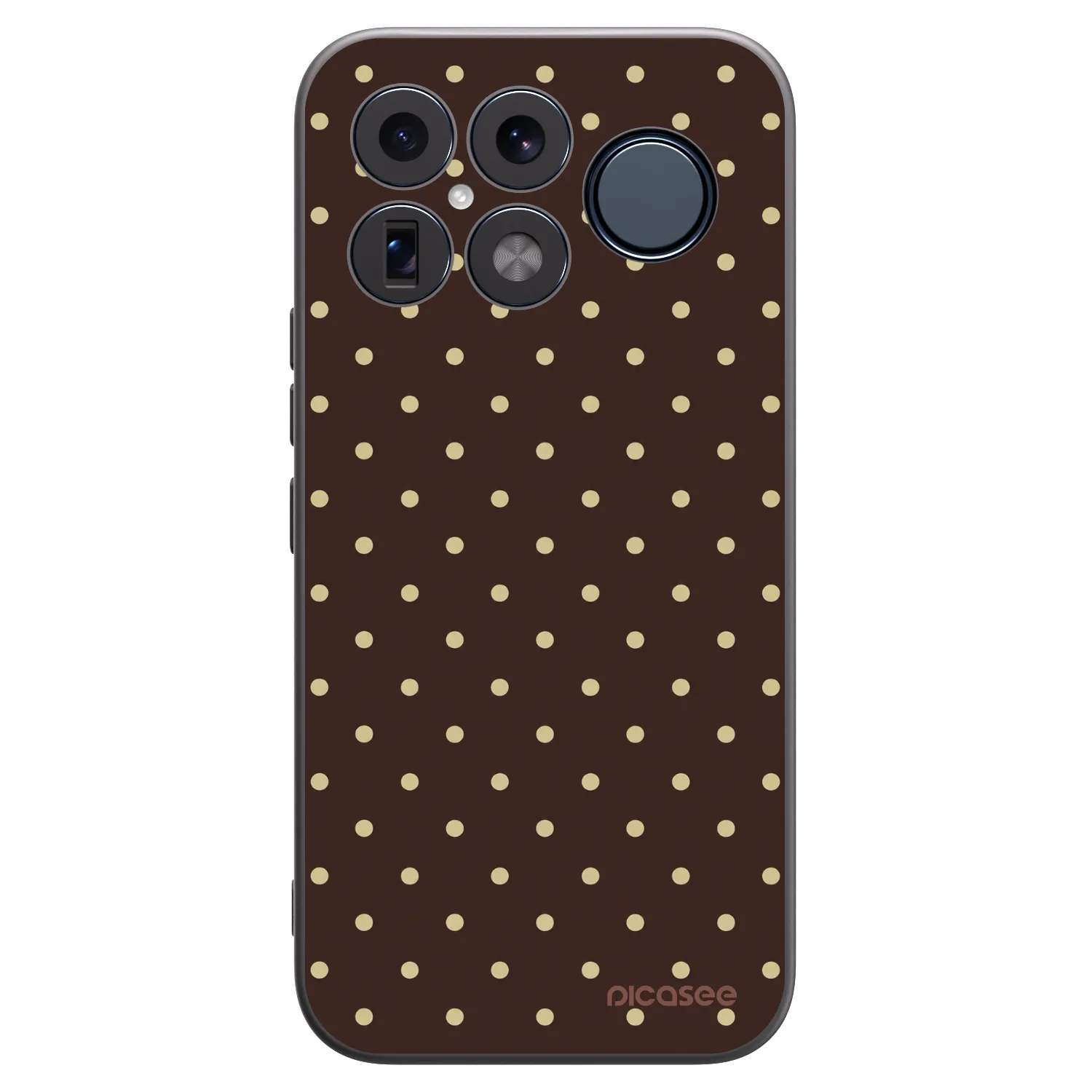 Picasee fekete szilikon tok az alábbi mobiltelefonokra Xiaomi Poco F8 Ultra - Vanilla Dots & Chocolate