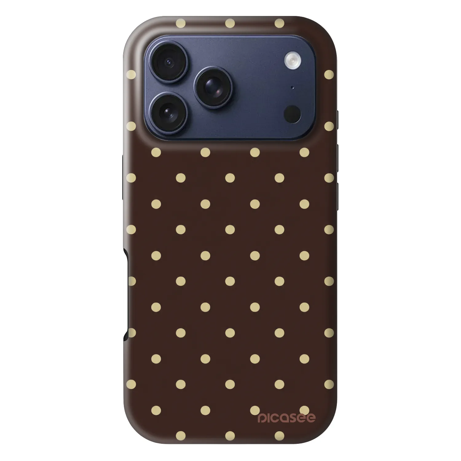 Picasee Fashion Case MagSafe Apple iPhone 18 Pro - Vanilla Dots & Chocolate