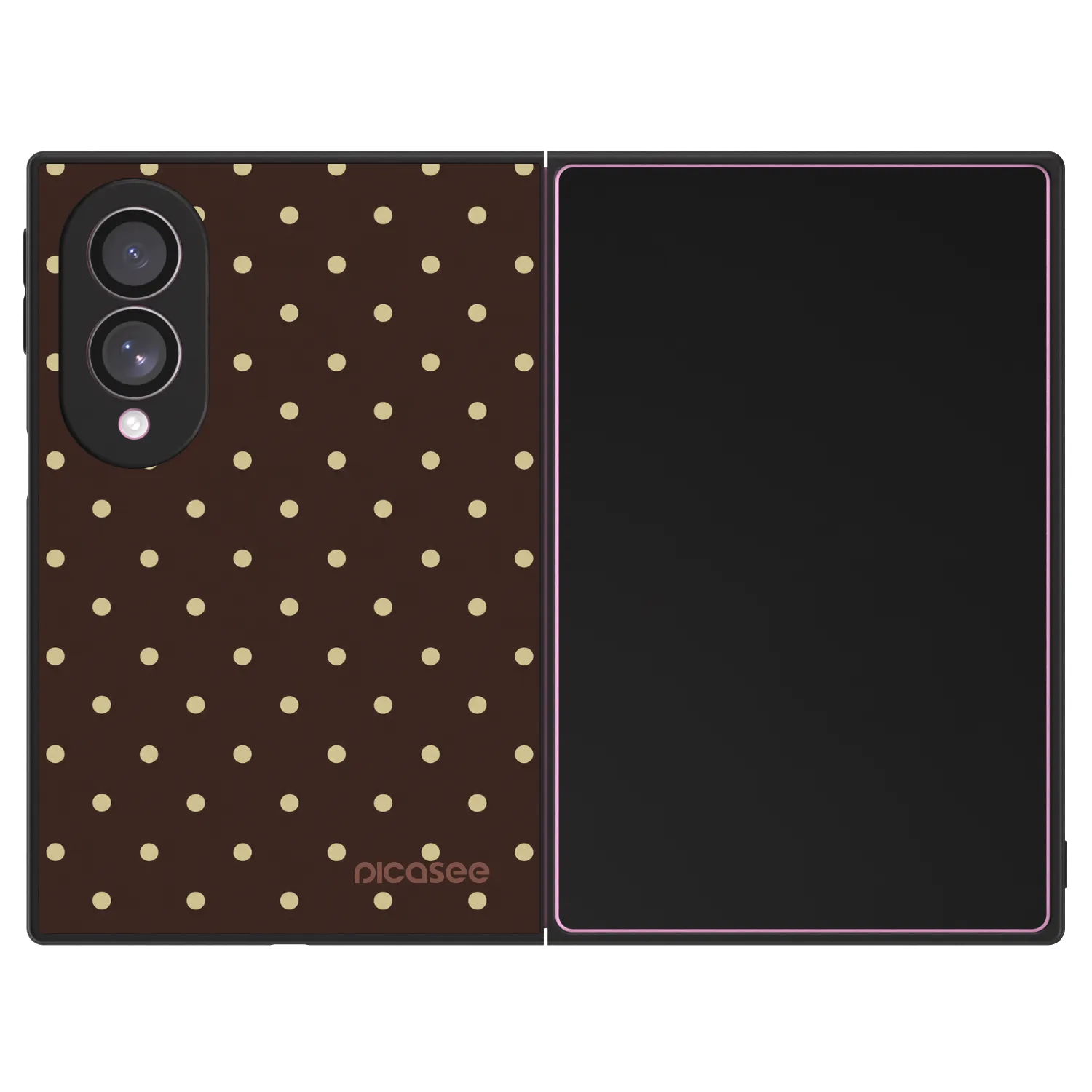 Picasee ULTIMATE CASE Samsung Galaxy Z Fold8 5G - készülékre - Vanilla Dots & Chocolate