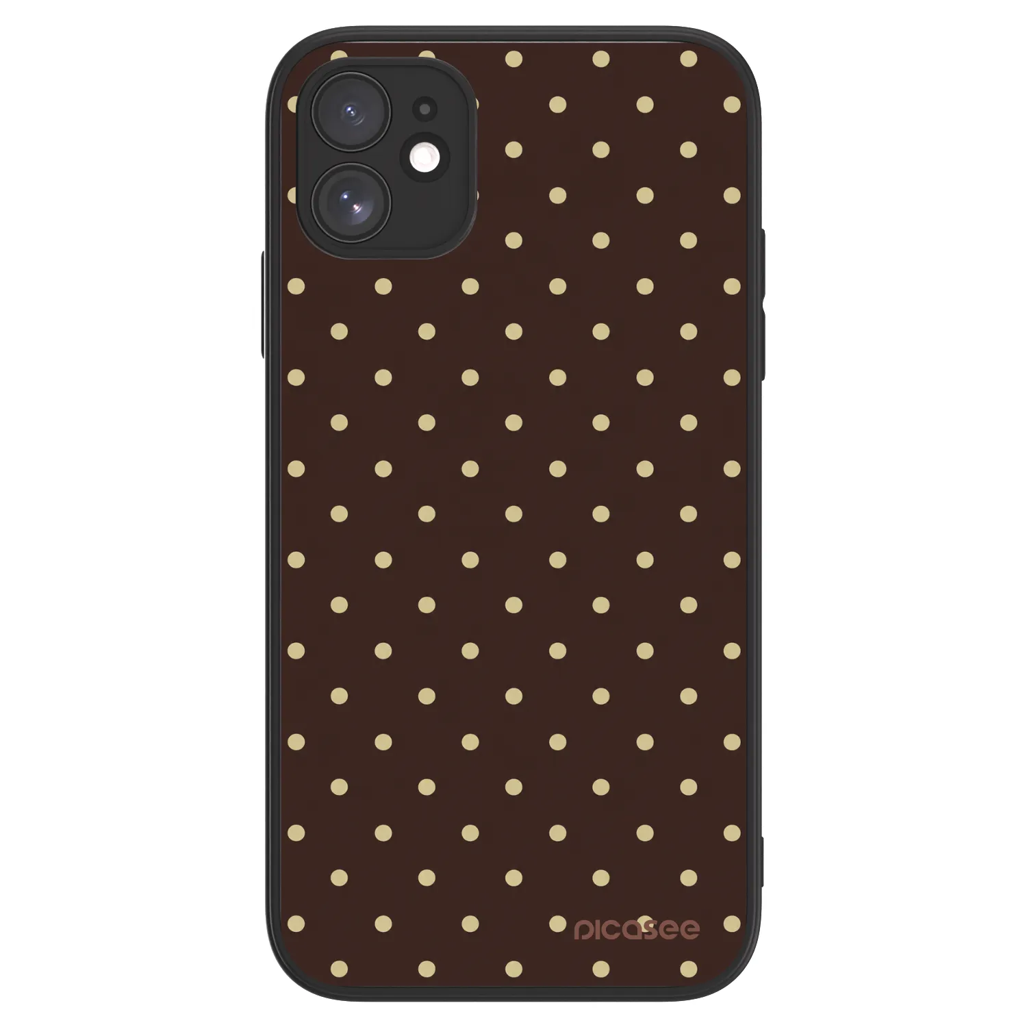 Picasee ULTIMATE CASE Apple iPhone 11 - készülékre - Vanilla Dots & Chocolate