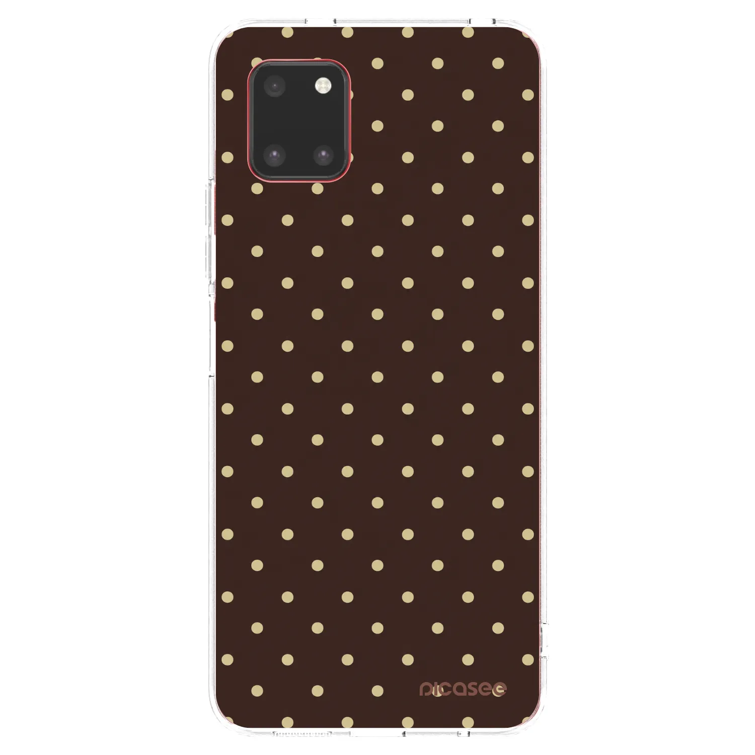 Picasee átlátszó szilikon tok az alábbi mobiltelefonokra Samsung Galaxy Note 10 Lite N770F - Vanilla Dots & Chocolate