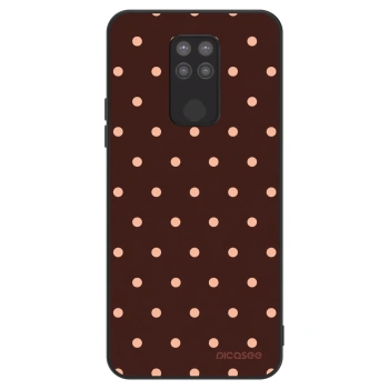 Szilikon tok erre a típusra Xiaomi Redmi Note 9 - Peach Dots & Chocolate