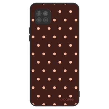 Szilikon tok erre a típusra Huawei P40 Lite - Peach Dots & Chocolate