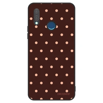 Szilikon tok erre a típusra Huawei P20 Lite - Peach Dots & Chocolate