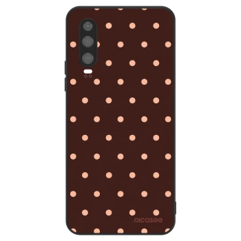Szilikon tok erre a típusra Huawei P30 - Peach Dots & Chocolate