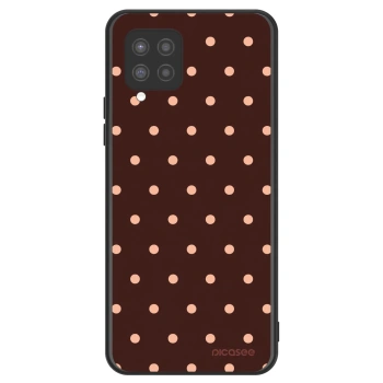 Szilikon tok erre a típusra Samsung Galaxy A42 A426B - Peach Dots & Chocolate
