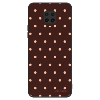 Szilikon tok erre a típusra Xiaomi Redmi Note 9S - Peach Dots & Chocolate