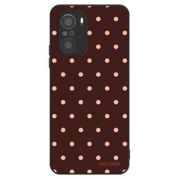 Szilikon tok erre a típusra Xiaomi Poco F3 - Peach Dots & Chocolate